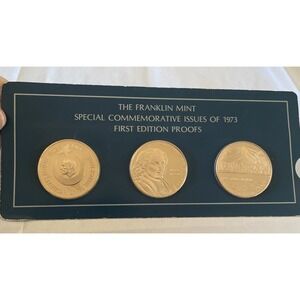 The Franklin Mint Special Commemorative Issues Of 1973 First Edition Proofs NIP